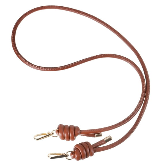 Uxcell 120cm/47.2" Leather Purse Replacement Strap for Handbag Crossbody Bag, Brown