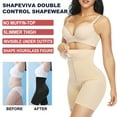 thumbnail image 6 of SHAPEVIVA High Waist Tummy Control Shapewear Shorts for Women Waist Cincher Girdle Slimming Body Shaper Underwear, 6 of 6