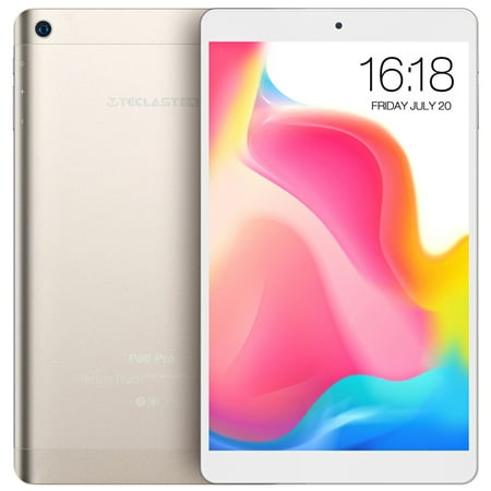Teclast P80 Pro Android Tablet, 8.0 inches Android 7.0 tablets with 2.4/5.0GHz WiFi, Quad-Core, 1.3GHz, 3GB+32GB, 0.3MP+2.0MP Dual Camera, Bluetooth, GPS, Learning Tablets for Kids (Best Android Golf Gps)
