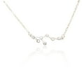 thumbnail image 1 of Ins Constellations Theme Friendship Necklace Rhinestone Comfortable Delicate with Display Card Pendant for Lover Festival Gifts Leo Silver, 1 of 6
