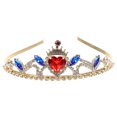 thumbnail image 4 of Here's a polished and engaging product description for your **Metal Crown Shaped Tiara Hairband with Rhinestones**:\n\n \n\n✨ **Elegant Rhinestone Tiara, 4 of 4