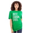 thumbnail image 3 of Best Cousin Ever Family Relatives Plus Size Crewneck Graphic Tee Shirt Brisco Brands 2X, 3 of 5