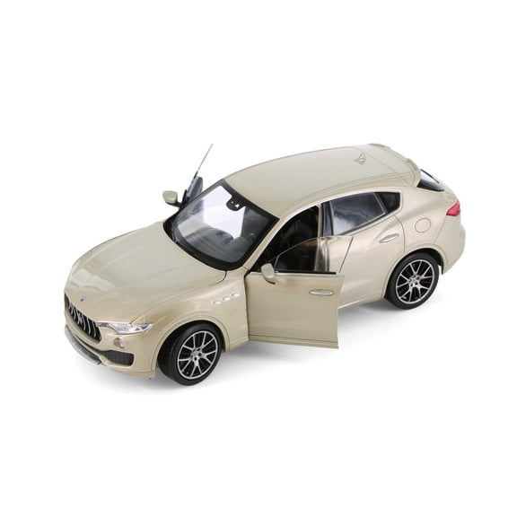Maserati Levante, Tan Luxury Car - Welly 24078/4D - 1/24 Scale Diecast Model Car