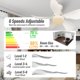 thumbnail image 3 of Vagizm Ventilador de Techo de 30 Pulgadas con Luz LED, Montaje Empotrado, Moderno, Interior, 3 of 7