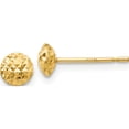 thumbnail image 1 of 14K Yellow Gold 5mm Circle Puff Post Earrings (5 X 5) Made In Indonesia tl911, 1 of 6