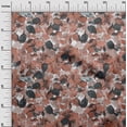 thumbnail image 3 of oneOone Cotton Flex Rust Brown Fabric Abstract Floral Sewing Craft Projects Fabric Prints By Yard 40 Inch Wide-1ra, 3 of 5