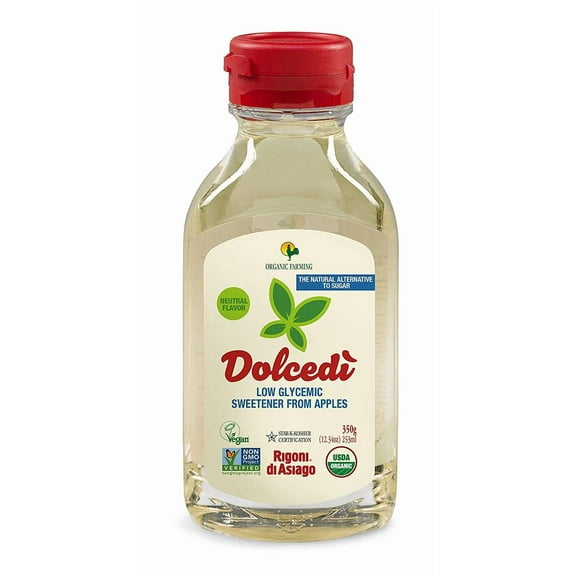 Rigoni di Asiago Dolcedi Natural Low-Glycemic Sweetener, 12.34 Fl Oz, 2 Count