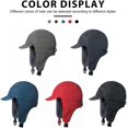 thumbnail image 5 of Trapper Hat, Winter Hat with Ear Flaps, Water Repellent, Reflective Baseball Cap, 5 of 5