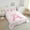 Pink A, variant on Pink Bow Comforter Set,Princess Style Bowknot Love Hearts Girly Fairy Bedding Set Teens,Initial Letter B Chic Romantic Down Comforter,Kawaii Pink,2 Pcs 1 Pillowcase