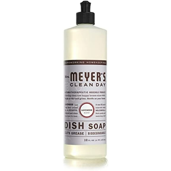 Mrs. Meyer,S - Clean Day Liquid Dish Soap Lavender - 16 Oz.3 Pack