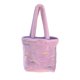 thumbnail image 1 of Bolso de hombro con bordado de nube de pelo bonito, bolso de lona elegante informal para estudiante para mujer, tamaño libre, color morado, 1 of 8