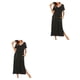 thumbnail image 1 of Batas de mujer Sonducket Camisón Ropa de dormir Manga negra M negro METRO 2piezas, 1 of 6