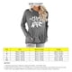 thumbnail image 4 of Sudadera con cuello redondo, manga larga, suave, para uso diario, para fiestas o citas, gris claro, talla XL, para mujer, 4 of 5