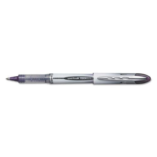 Uniball VISION ELITE BLX Rollerball pen purple black pigment ink