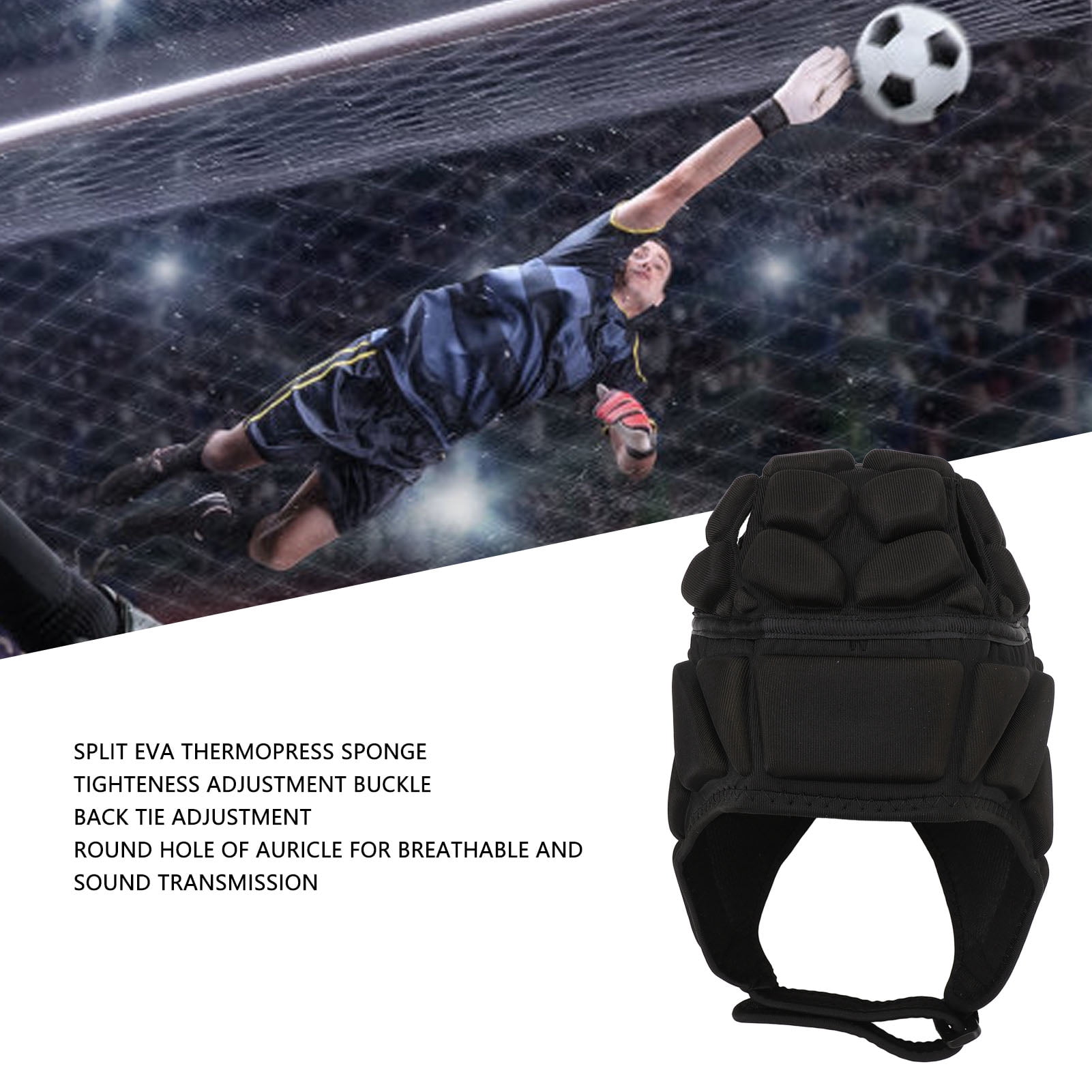Casque De Rugby Enfant Rembourré Et Réglable - Protection Douce Pour Sports De Contact, Multicolore, Neuf Avec étiquettes