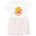 thumbnail image 3 of Inktastic French Fries for Summer Girls Toddler Dress, 3 of 5
