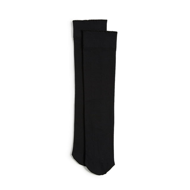 Wolford Chaussettes Hautes en Velours de Luxe 50 Genou Bas de Compression pour Femmes