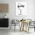 thumbnail image 3 of Stupell Industries Minimal Wine Glass Food & Beverage Painting Gallery Wrapped Canvas Art Print Wall Art, 36 x 48, 3 of 8