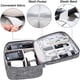 thumbnail image 4 of Lankey - Organizador electrónico de viaje, accesorios universales para cables, estuche para organizador de cables, electrónica, auriculares portátiles de viaje Lankey Bolsa organizadora de cables, 4 of 7