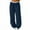 Navy, variant on MaFYtyTPR Women's Wide Leg Pants Fall Winter Solid Color Mid Waist Furry Casual Comfy Warm Trousers Black L