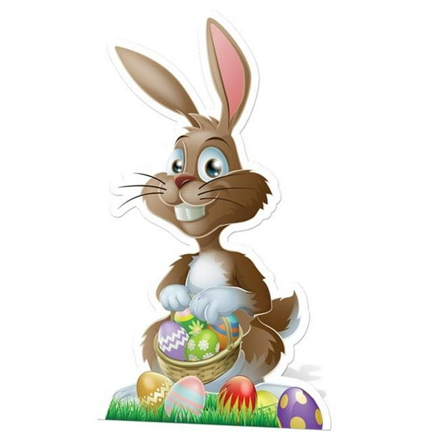 Star Cutouts SC722 Easter Bunny Cardboard Cutout Standup