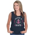 thumbnail image 3 of Breast Cancer Ribbon Anchor in Hope Womens Plus Size Graphic Tank Top Brisco Brands 3X, 3 of 5