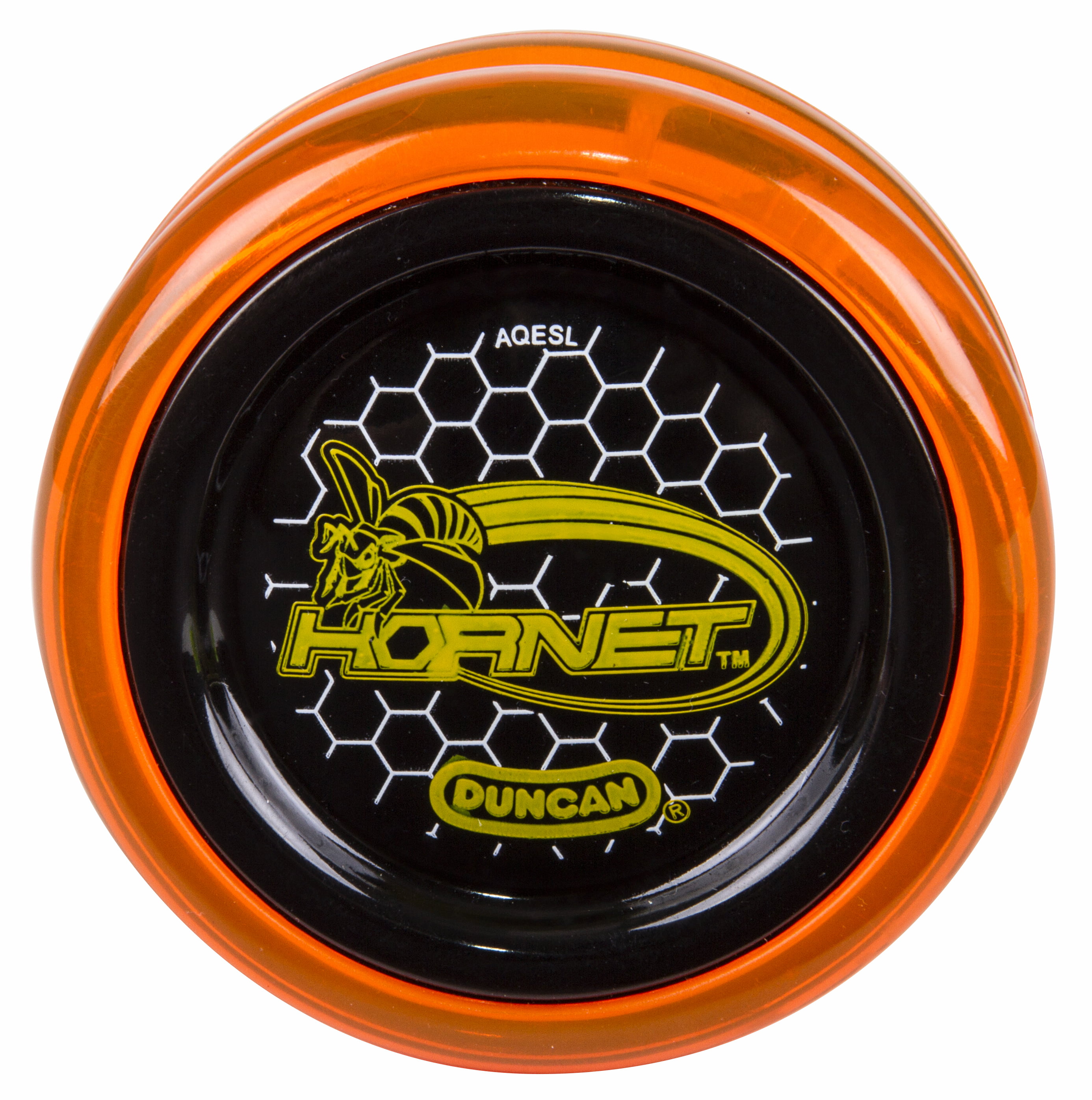 Duncan Hornet Yo-Yo Trans Orange with Black Caps 