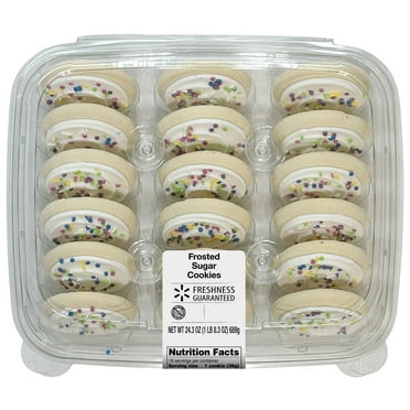 Freshness Guaranteed Frosted Sugar Cookies, 24.3 oz, 18 Count