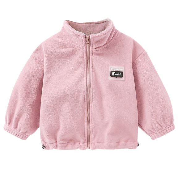 ANINEO Toddler Polar Fleece Jacket Boys Long Sleeve Zip Up Fall Coats Winter Warm Outerwear