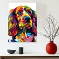 thumbnail image 5 of Field Spaniel Dog Canvas Wall Art Poster Prints Colorful Pop Animal Art Wall Decor Dog Picture Artwork Pet Dog Painting Poster for Home Bedroom Living Room Decoration Framed, 5 of 6