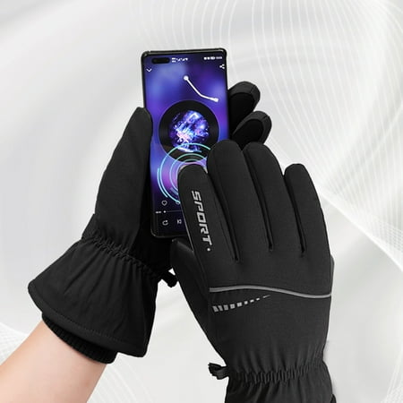 

Work Gloves Men Winter Men s Warm Ski Gloves Autumn And Winter Outdoor Sports Men Riding Windproof Screen Cold Gloves