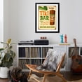 thumbnail image 4 of Art.com Vintage Design - Tiki Bar Art Print by Real Callahan, Black Frame Wall Art, 32" x 40", 4 of 5