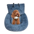 thumbnail image 2 of MezoJaoie Cotton Dog Car Seat Detachable Soft Plush Dog Car Seat Bed Plush Dog Car Seat Bed Washable With Leash And Strap Fits Cars/Trucks/SUV/Pickup, 2 of 10