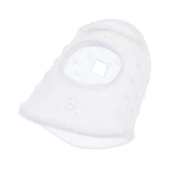 Protector de dedos para guitarra, transpirable, accesorios de silicona para guitarra, protector de dedos de silicona S