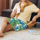 thumbnail image 5 of Balery Hawaii Palms Pantalones cortos de pijama de punto de algodón para hombre con cinturilla y bolsillos-XX-Large, 5 of 6