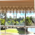 thumbnail image 2 of Macrame Curtains, 52x21 Inch Cotton Rope Woven Valance, Boho Wall Hanging for Kitchen, 2 of 6
