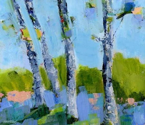 Walk in the Woods IV Canvas Art - Pamela J Wingard(24X24)