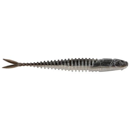 Northland Tackle Eye Candy Minnow Floating 3 Soft Plastic Fishing Lure for Walleye Fishing 5 Baits Per Pack Glo Fathead