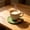 Green, variant on Orangide Set of Small Flower Rope Drink Coasters, Handmade Woven Round Cup Mats Heat Absorbent, Boho Kitchen Home Decor for Coffee Table