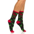 thumbnail image 4 of Yacht & Smith Womens Christmas Socks, Novelty Holiday Socks, Fun Colorful Festive, Crew, Slipper Socks, 9-11, 4 of 6