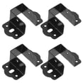 thumbnail image 1 of 4pcs Bed Rail Fasteners Metal Bed Frame Rail Brackets Bed Rail Hinge Accessories, 1 of 9