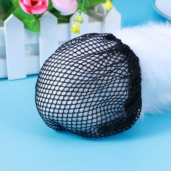 FELTECHELECTR  5 Pcs Women Ballet Headdress Net Set Big Hole Hairnets Child