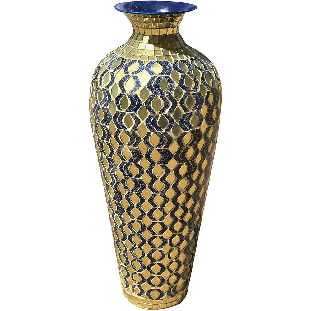 DecorShore Bella Palacio Collection Decorative Mosaic Vase Tall 20 in
