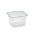 thumbnail image 2 of Pactiv PET Square Container, 16 oz, 4 x 4 x 3, Clear, Plastic, 480/Carton, 2 of 5