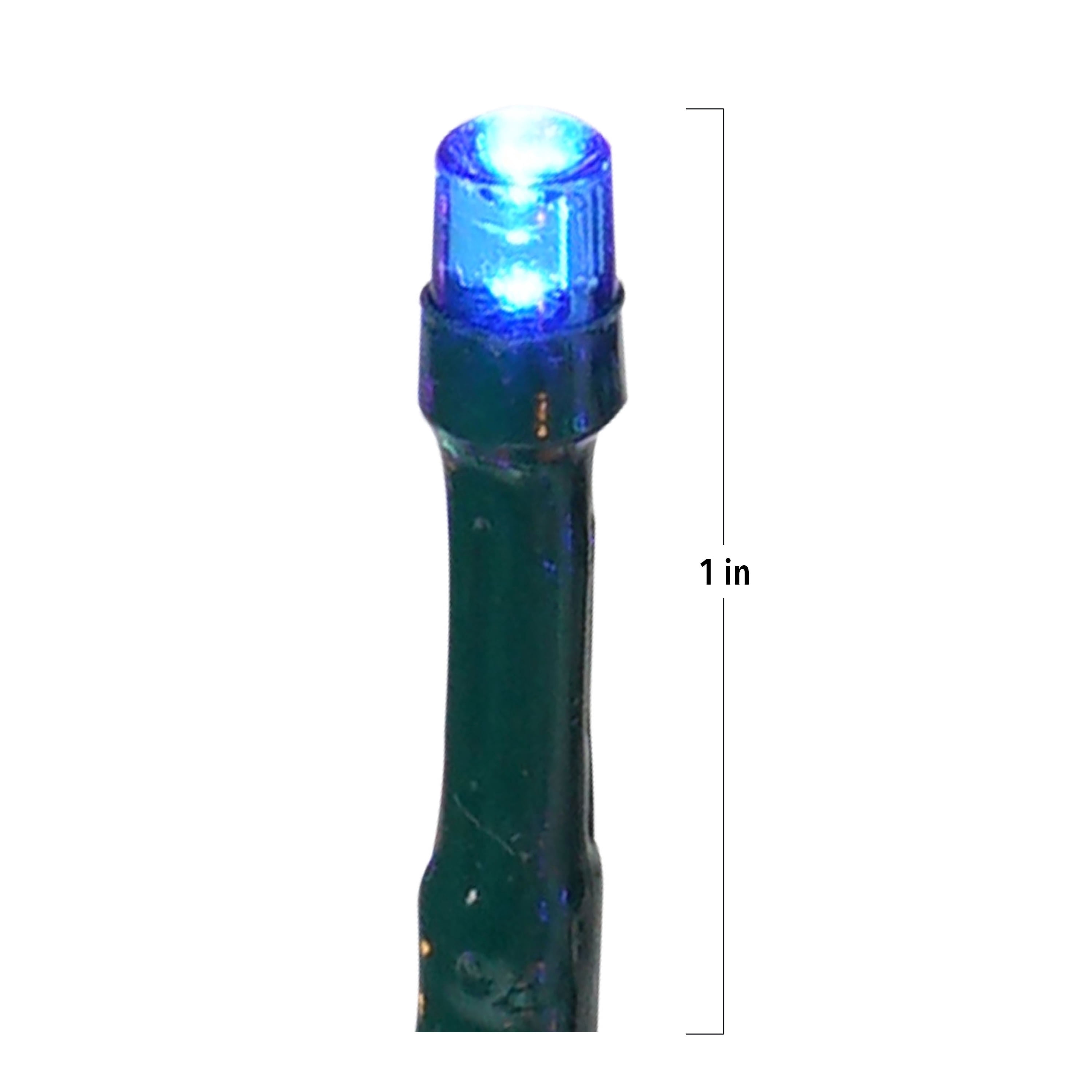 Indoor/Outdoor 400-Count LED Random Twinkle Cluster Christmas Garland Lights, Multicolor, Green Wire, 9.8', by Holiday Time