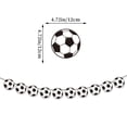 thumbnail image 4 of Football Birthday Party Decorations Kit, Soccer Themed Birthday Supplies for Kids Ages 3-12 with Banner Tablecloth Balloons, Green White Sports Party Decor for Indoor Outdoor Team Celebrations, 4 of 5