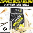 thumbnail image 5 of Lean Gainer Premium Mass Builder 12 LBS and 8 LBS Size availables Creamy Vanilla / 12 LBS, 5 of 7
