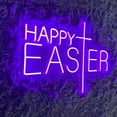 thumbnail image 3 of Glowneon Happy Easter Neon Sign, Holiday Decor, 3 of 4