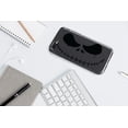 thumbnail image 5 of DistinctInk Clear Shockproof Hybrid Case for iPhone 7 8 SE (2020 Model) 4.7" Screen TPU Bumper Acrylic Back Tempered Glass Screen Protector - Halloween Skeleton Face, 5 of 9