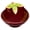 Eggplant, variant on BIA Vegetable Dip Dish, Artichoke Shaped Lead-Free Ceramic Sauce Bowl (5.95" x 4.8") - Decorative Serveware for Dips, Condiments & Appetizers - Kitchen Dining Accessory for Serving & Entertaining